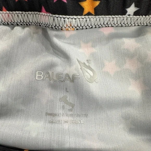 EUC Baleaf Black Star Patterned Padded Cycling Biking Spinning Briefs Size L - Picture 3 of 4